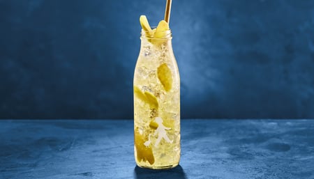 non-carbonated Elderberry-Ginger Lemonade